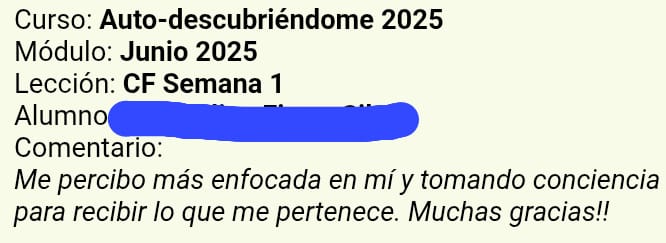 testimonio de autodescubriendome